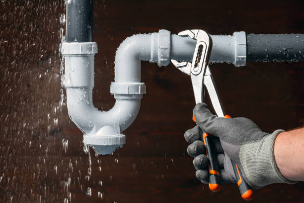 Professional Plumbing technician working in Reinholds, PA